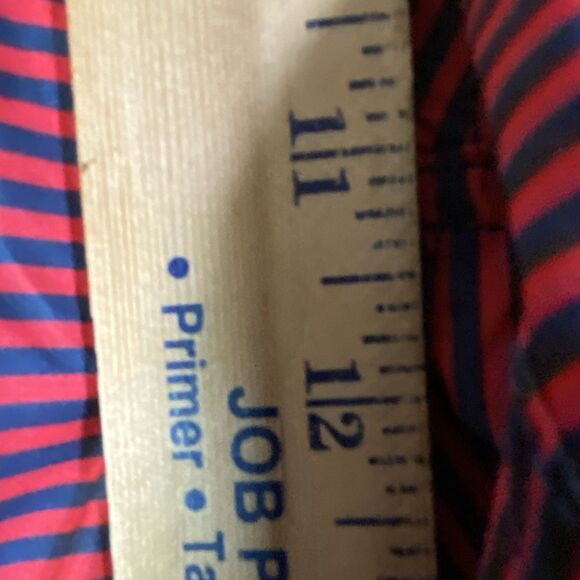 MAAMGIC Men’s Large Swim Trunks Shorts Red Striped 7" Inseam  Mesh Lining  NWT - Picture 10 of 13